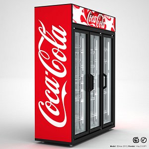 3d model of beverage cooler