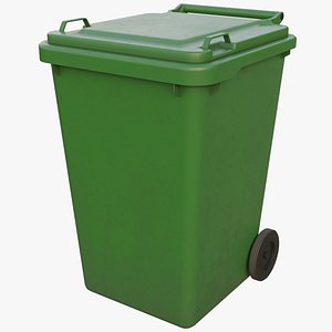 3D Wheeled Bin 1B
