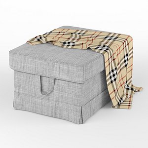 3D ektorp footstool
