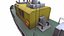Hafenboot Low-Poly PBR