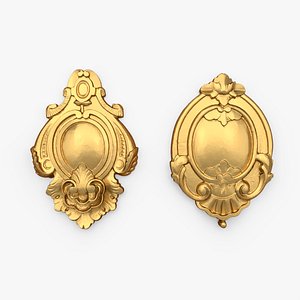 Classic decor ornament 286 3D