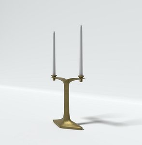 3D pbr candle base