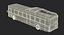 3d model gillig floor hybrid bus