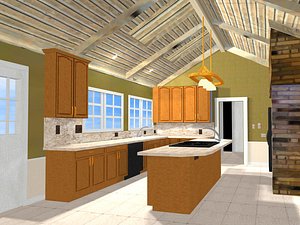 3d model kitchen