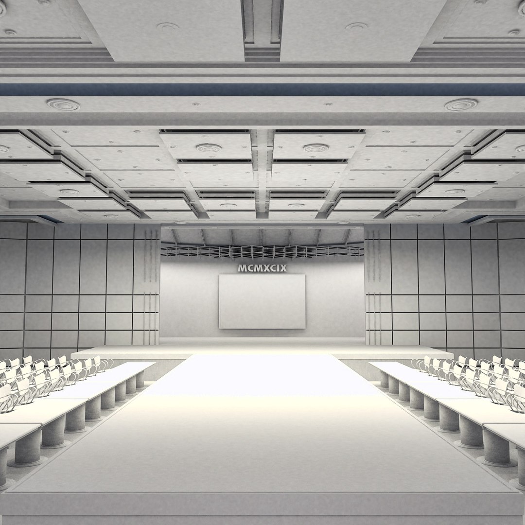Auditorium Hall 3d Model