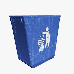 3d container basket waste 02