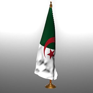 3D MOROCCO  table flag t model