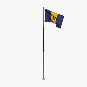 Animated Barbados Flag
