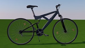 3d model mountain bicycle