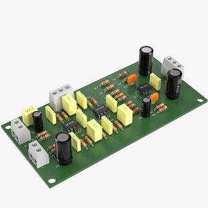 Electronic circuit 2 3D model