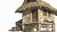 Ancient Asian Architecture Rural Thatched Cottage