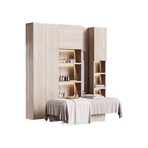 3D Modern spa and accessories 03