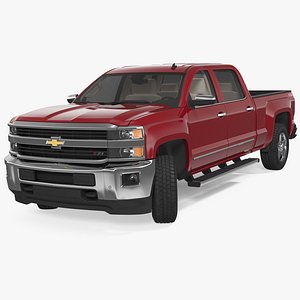Chevrolet Silverado 2015 Rigged 3D Model