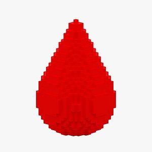 Voxel Red Drop