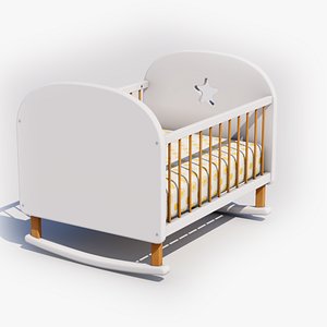 Baby bed 3D model