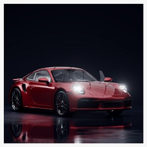 Automotive Front Studio Lighting Setup C4D and Redshift 3D