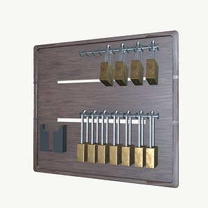 Lock Setup 3D model