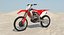Competition Motorcycle Honda CRF250R 2018 Rigged 3D Model