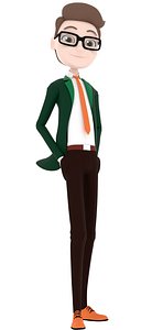 CARTOON MAN RIG 3D MODEL
