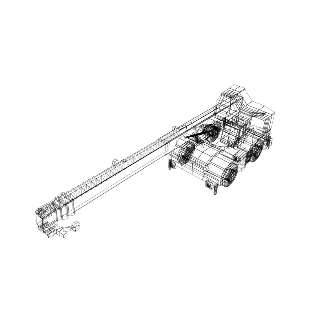 Grove Rt875 3d Model