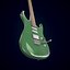 Zestaw gitarowy - 17 gitar elektrycznych Kolekcja modeli 3D