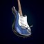 Zestaw gitarowy - 17 gitar elektrycznych Kolekcja modeli 3D