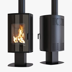 Fireplace Defro Home Orbis 3D model