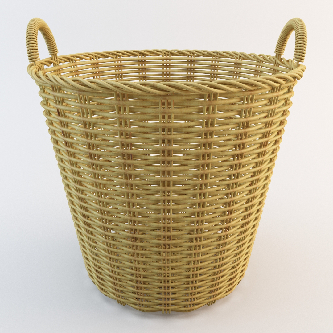 3d Model Wicker Basket