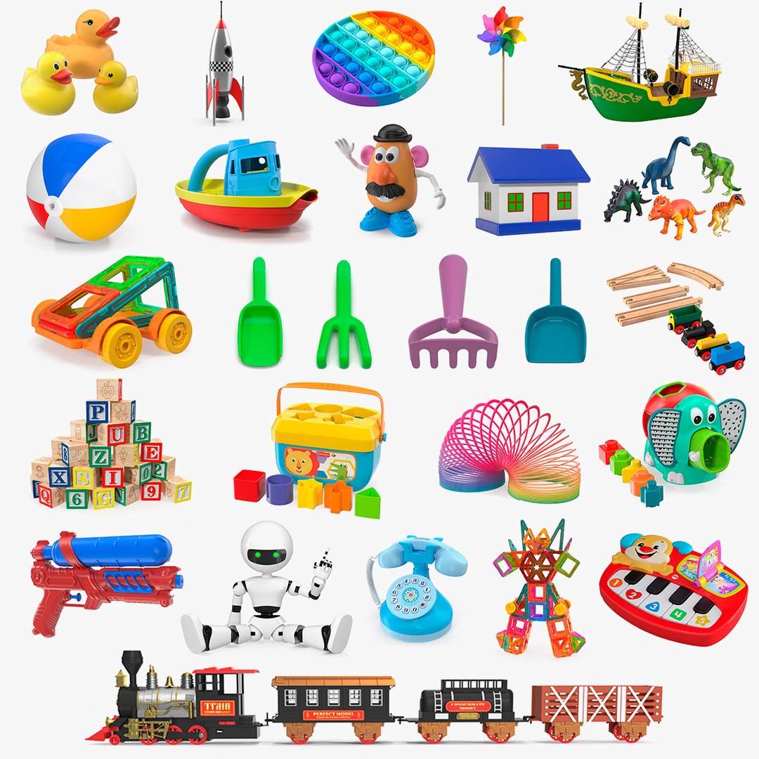 Toys Collection 6 3D model preview