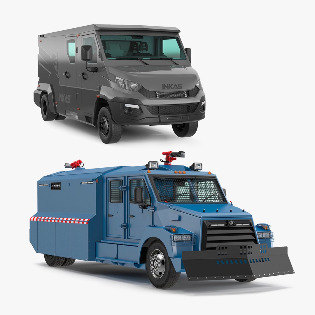Armored Vehicles Collection 3D model preview