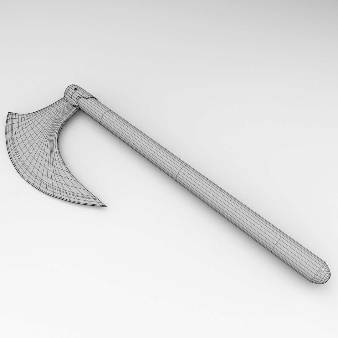 3dsmax sickle axe