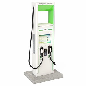 Electric Vehicle Charging Station Electrify America Part 2 model