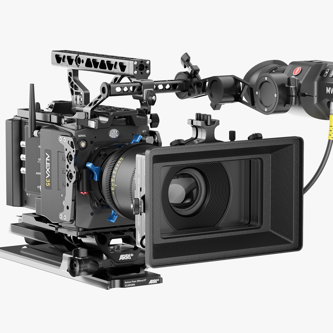 3D Model ARRI ALEXA LF Pro Camera With OConnor 2560 Tripod Systems