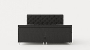 Joluma Complete Bed Package Continental Bed 180x200 Black