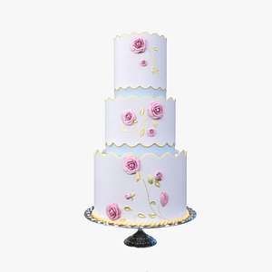3D Wedding cake model