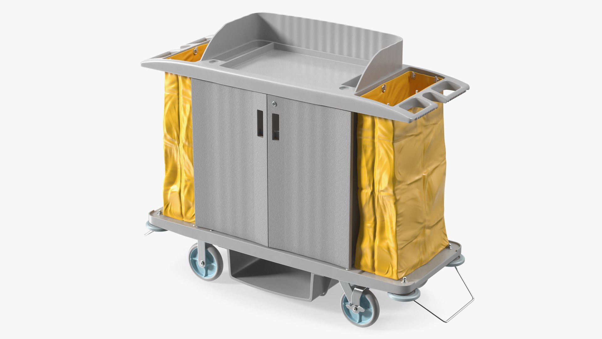 Housekeeping Carts Collection 3D model preview