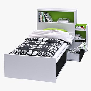 IKEA FLAXA (bed + headboard)