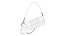 GUCCI Horsebit Chain Medium Shoulder Bag Black