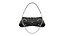 GUCCI Horsebit Chain Medium Shoulder Bag Black