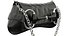 GUCCI Horsebit Chain Medium Shoulder Bag Black