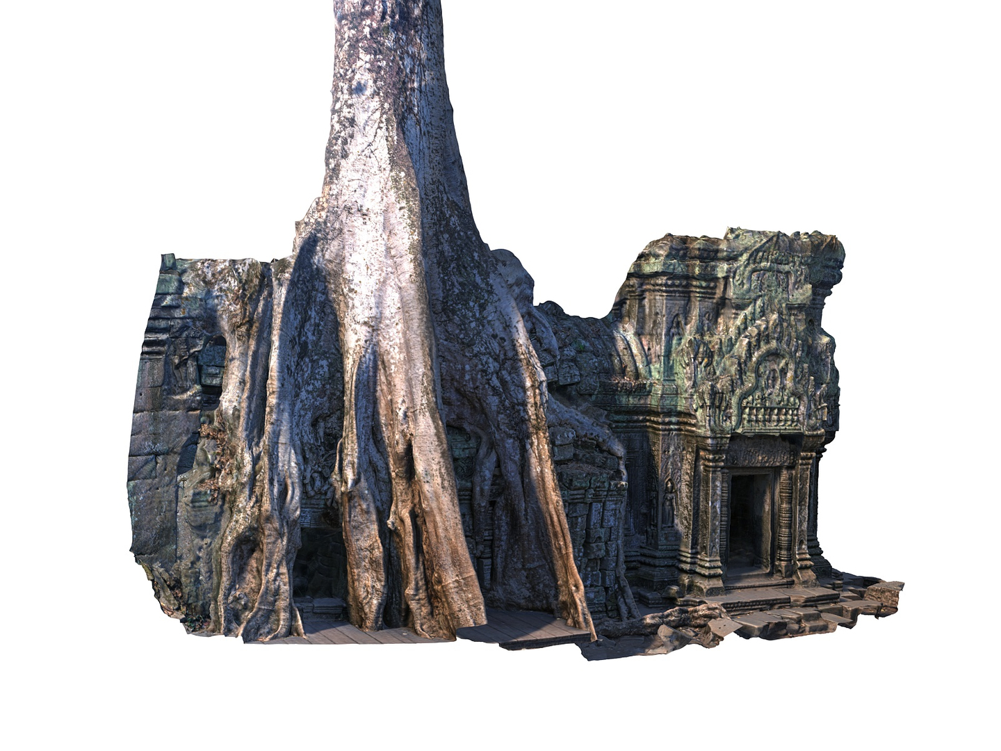 Ancient Tree Temple 16 Obj