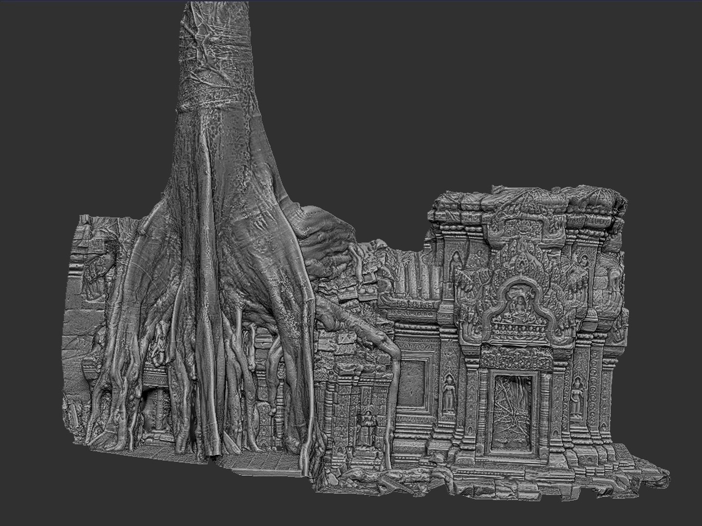 Ancient Tree Temple 16 Obj
