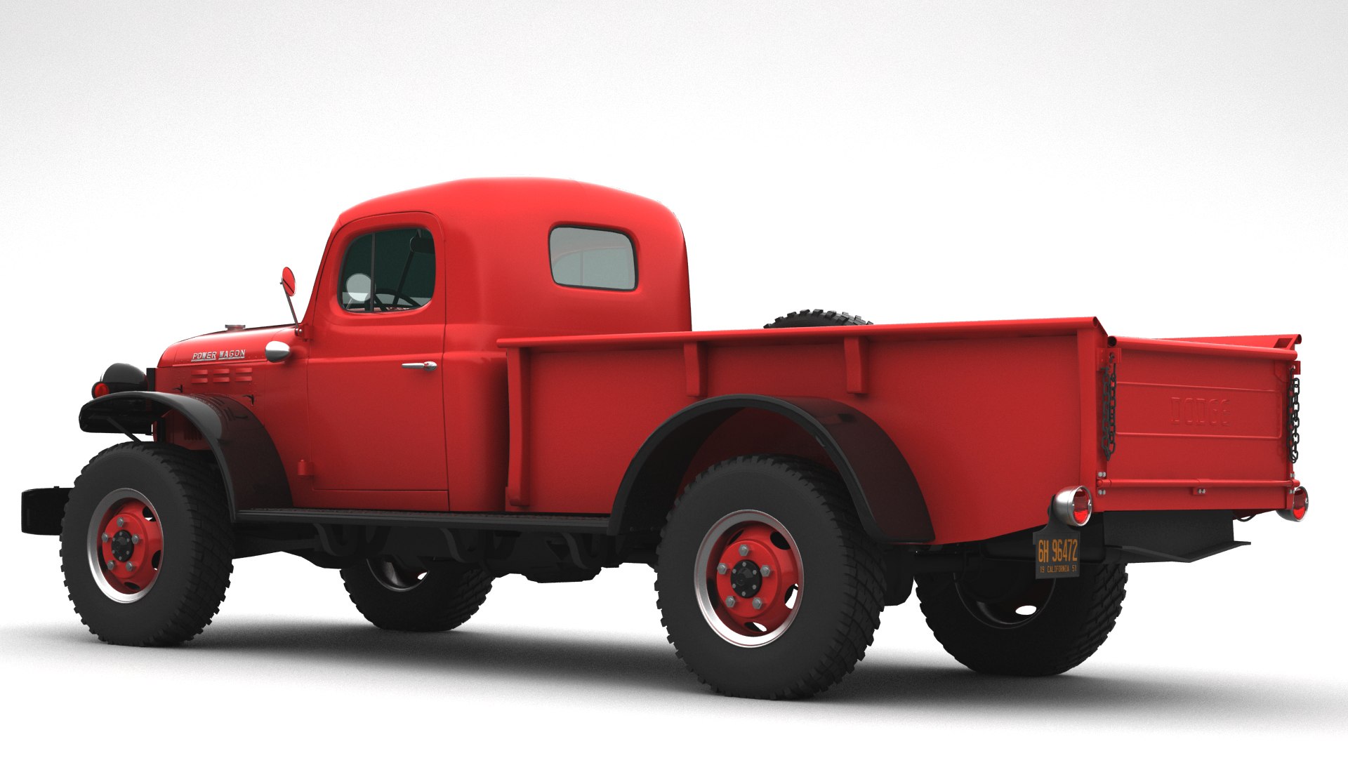 3D Dodge Power Wagon 1946 Model - TurboSquid 2067289