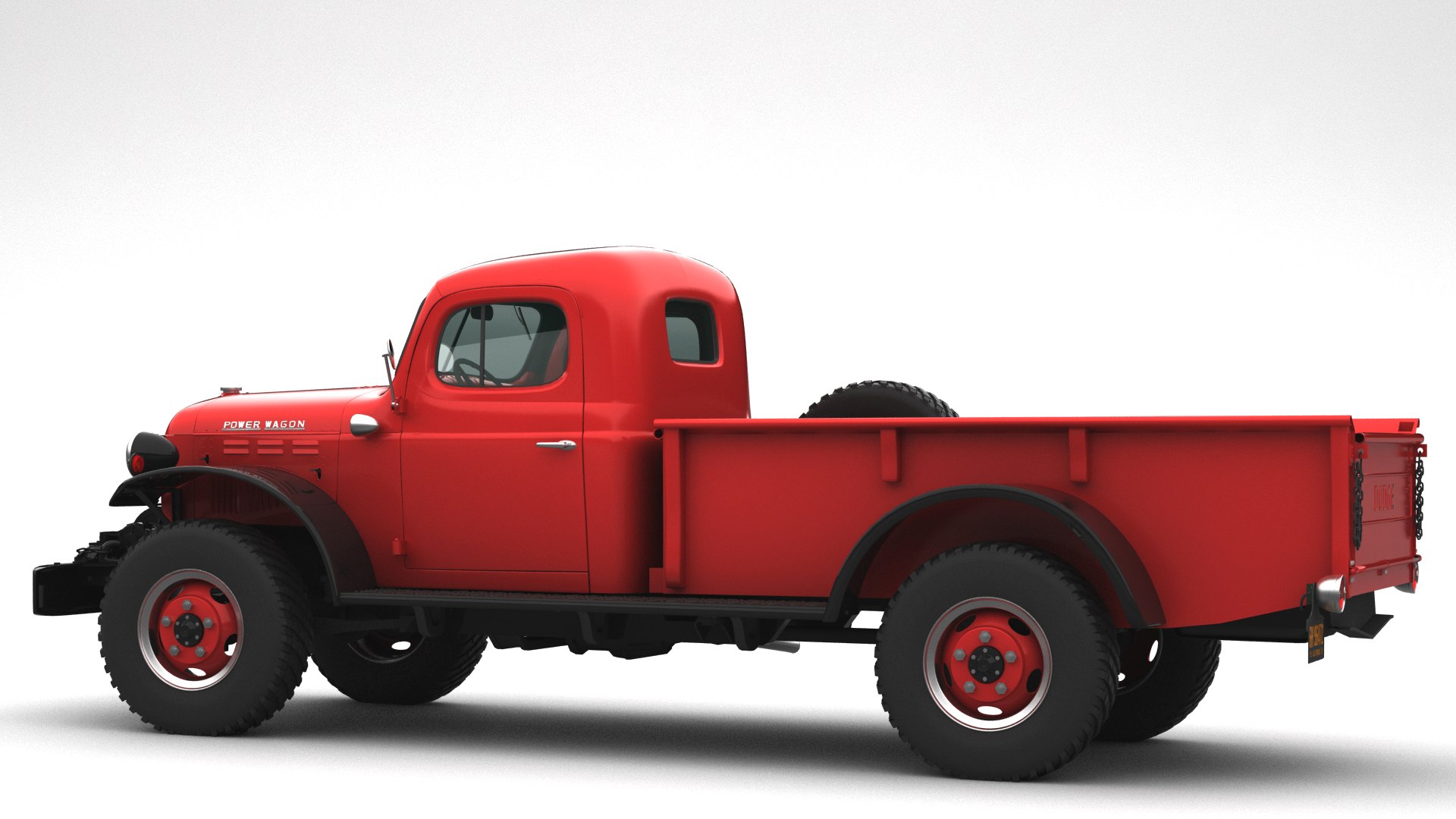 3D Dodge Power Wagon 1946 Model - TurboSquid 2067289