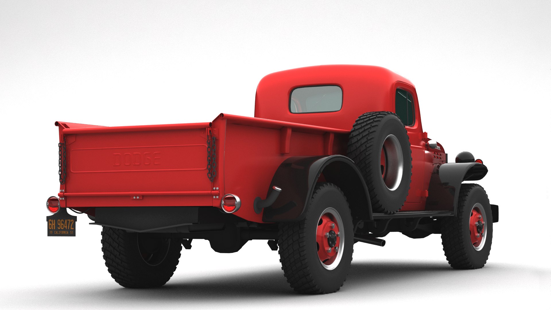 3D Dodge Power Wagon 1946 Model - TurboSquid 2067289