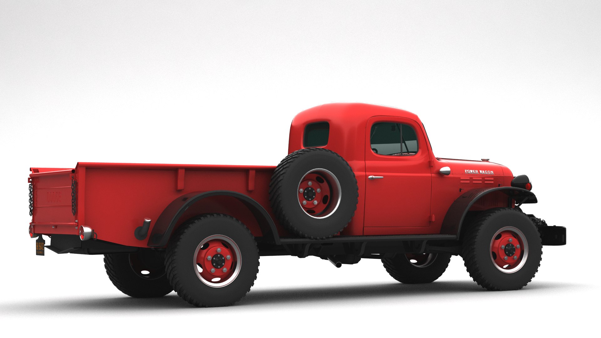 3D Dodge Power Wagon 1946 Model - TurboSquid 2067289