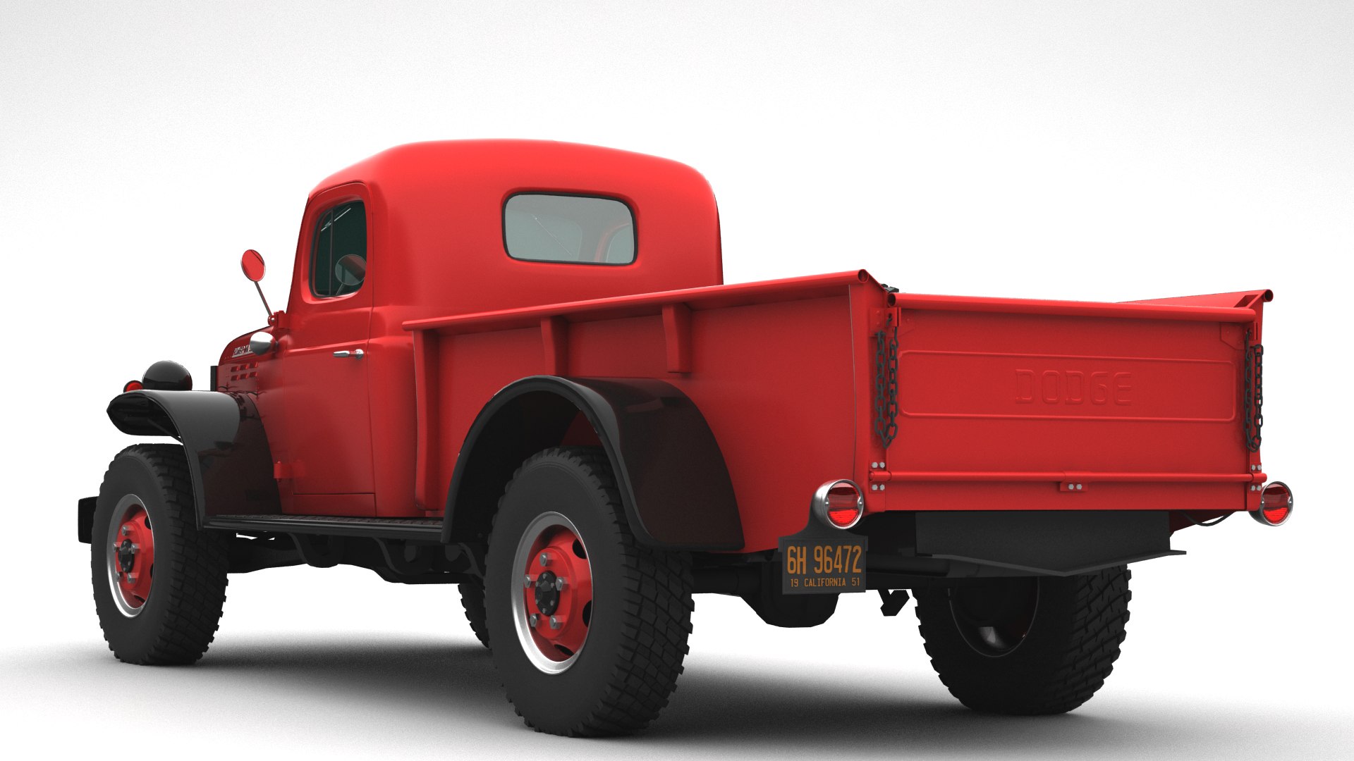 3D Dodge Power Wagon 1946 Model - TurboSquid 2067289