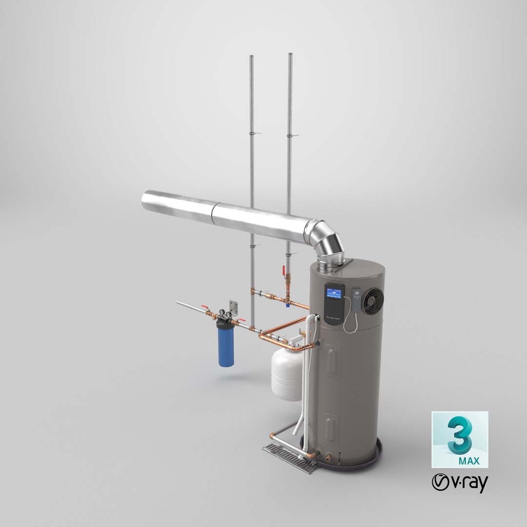 Rheem Home Heating System 3D Model - TurboSquid 2551597