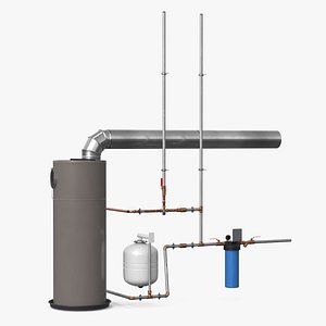 Rheem Home Heating System 3D model