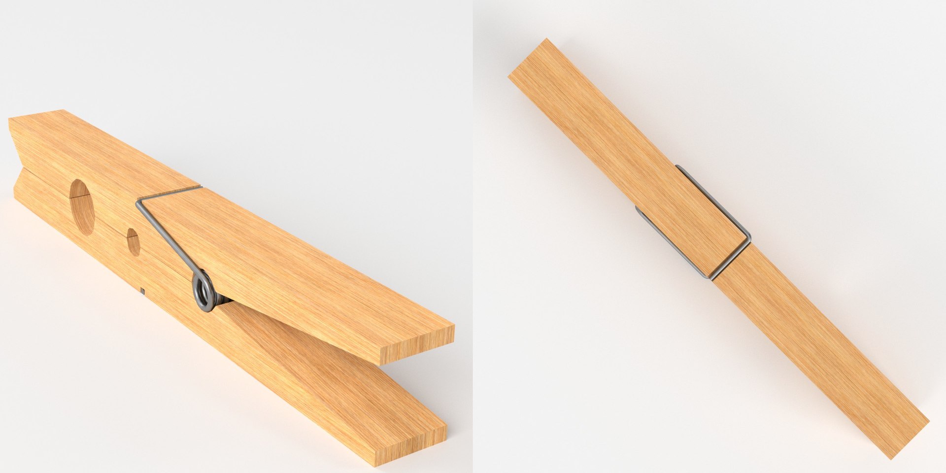 Clothespin Spring 3D Model - TurboSquid 1160403